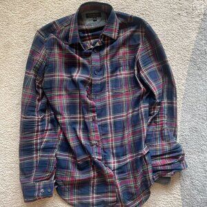 Banana Republic Flannel Men's Long Sleeve Small Button Down